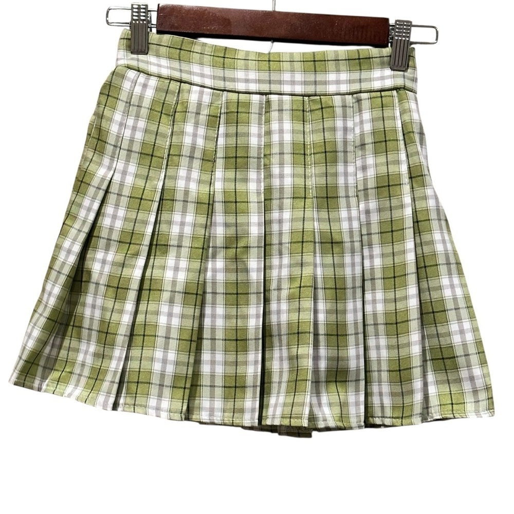 PRINCESS POLLY xx Plaid Check Pleated School Girl Lona Mini Skirt Size XS/S NEW - Picture 2 of 9